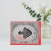 Briefkaart voor huis zegenen (Staand voorkant)