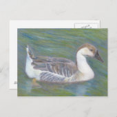 Briefkaart voor huisdieren met fijne kunst (Voorkant / Achterkant)