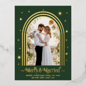 Briefkaart voor huwelijkskoninklijke Folie (Voorkant)