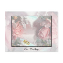 Briefkaart voor huwelijksuitnodiging