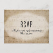 Briefkaart voor inwendige keuzen voor vel muziek R (Voorkant)