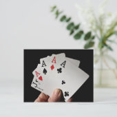 Briefkaart voor kaartspeler (Staand voorkant)