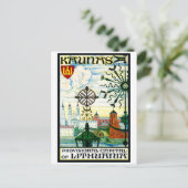  briefkaart voor Kaunas, Litouwen (Staand voorkant)