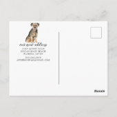 Briefkaart voor kennisgeving grensdrager verplaats (Achterkant)