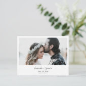 Briefkaart voor kennisgeving van uitlopement (Staand voorkant)