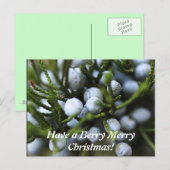 Briefkaart voor kerst (Voorkant / Achterkant)