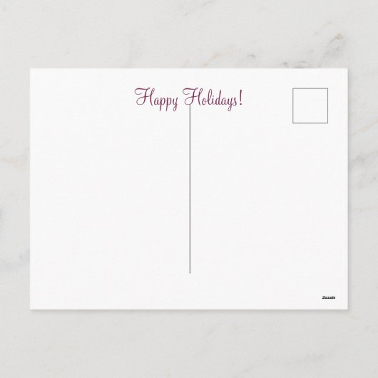 Briefkaart voor kerst met feestdag in Cowboy Churc (Achterkant)