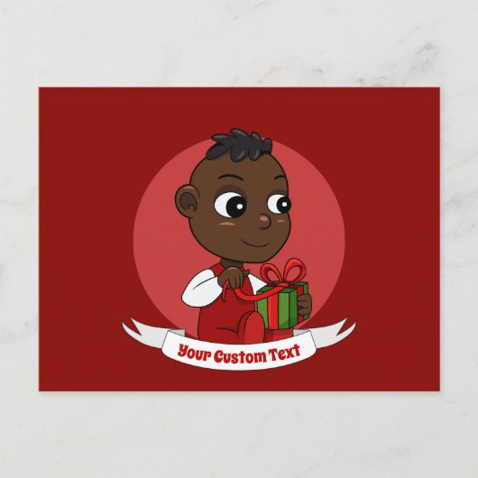 Briefkaart voor kerstbaby (Voorkant)