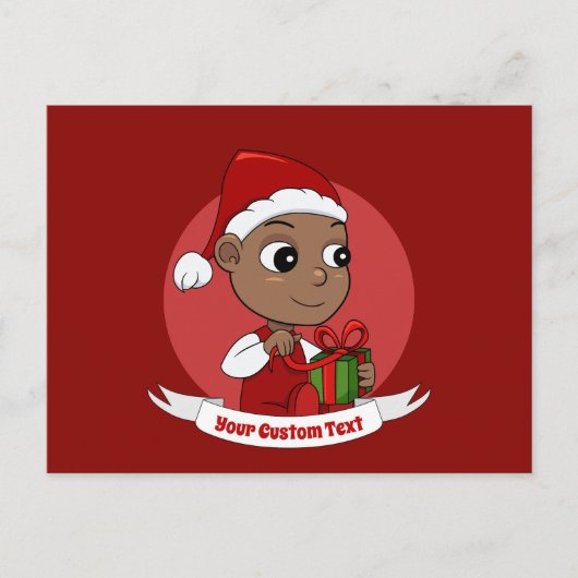 Briefkaart voor kerstbaby (Voorkant)