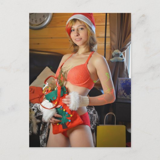 Briefkaart voor kerstcadeaufotografie (Voorkant)