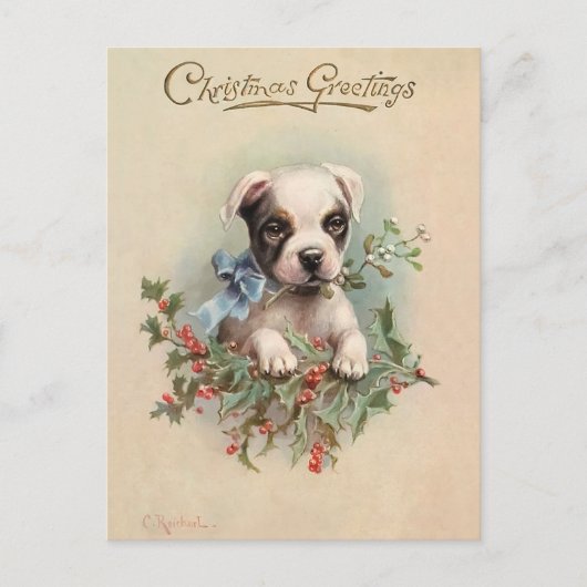 Briefkaart voor kerstcadeautjes (Voorkant)