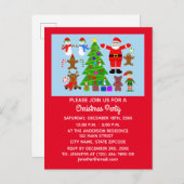 Briefkaart voor kerstcadeautjes #3 (Voorkant / Achterkant)