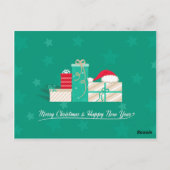 Briefkaart voor kerstfeestdagen (Achterkant)