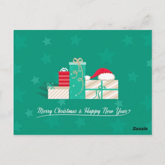 Briefkaart voor kerstfeestdagen (Achterkant)