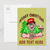 Briefkaart voor kerstfeestdagen OHIO (Voorkant / Achterkant)
