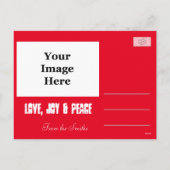 briefkaart voor kerstfeestelijke feestdagen (Achterkant)