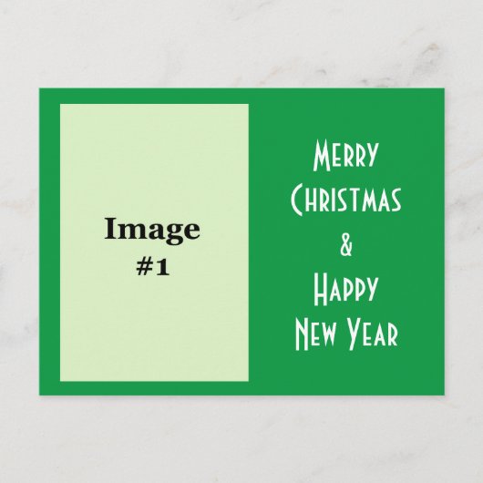 briefkaart voor kerstfeestelijke feestdagen (Voorkant)