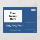 briefkaart voor kerstfeestelijke feestdagen (Achterkant)