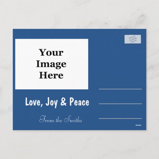 briefkaart voor kerstfeestelijke feestdagen (Achterkant)