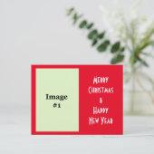 briefkaart voor kerstfeestelijke feestdagen (Staand voorkant)