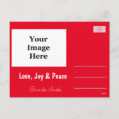 briefkaart voor kerstfeestelijke feestdagen (Achterkant)