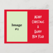 briefkaart voor kerstfeestelijke feestdagen (Voorkant)