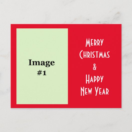 briefkaart voor kerstfeestelijke feestdagen (Voorkant)