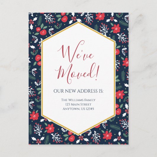 Briefkaart voor kerstflessen in de aankondiging (Voorkant)