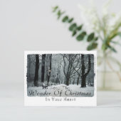 Briefkaart voor kerstfotografie (Staand voorkant)