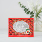 Briefkaart voor kerstfoto's van Gingerbrood (Staand voorkant)