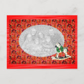 Briefkaart voor kerstfoto's van Gingerbrood (Voorkant)