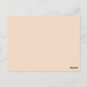 briefkaart voor kerstkatten (Achterkant)