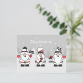 Briefkaart voor kerstmis (Staand voorkant)