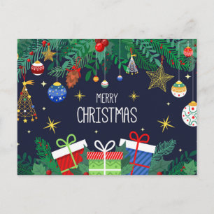 Briefkaart voor kerstmis