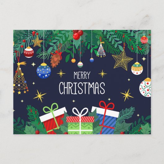 Briefkaart voor kerstmis (Voorkant)