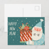 Briefkaart voor kerstmis (Voorkant / Achterkant)