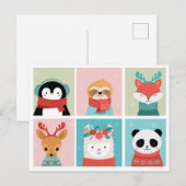 Briefkaart voor kerstmis (Voorkant / Achterkant)