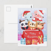 Briefkaart voor kerstmis (Voorkant / Achterkant)