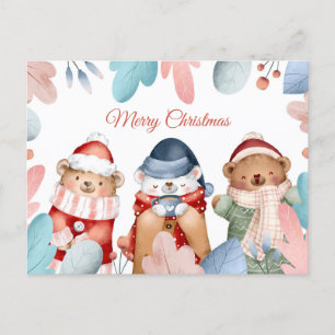 Briefkaart voor kerstmis