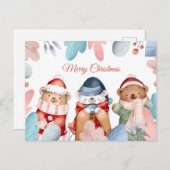 Briefkaart voor kerstmis (Voorkant / Achterkant)