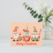 Briefkaart voor kerstmis (Staand voorkant)