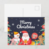 Briefkaart voor kerstmis (Voorkant / Achterkant)