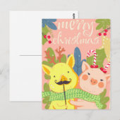 Briefkaart voor kerstmis (Voorkant / Achterkant)