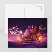 Briefkaart voor kerstmis (Voorkant / Achterkant)