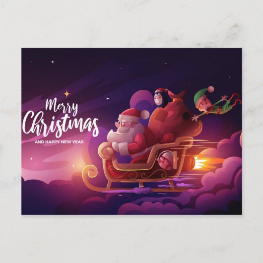 Briefkaart voor kerstmis (Voorkant)