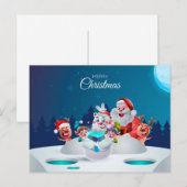 Briefkaart voor kerstmis (Voorkant / Achterkant)