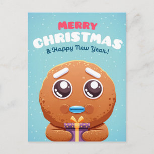 Briefkaart voor kerstmis