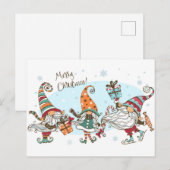 Briefkaart voor kerstmis (Voorkant / Achterkant)