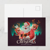 Briefkaart voor kerstmis (Voorkant / Achterkant)