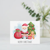 Briefkaart voor kerstmis (Staand voorkant)